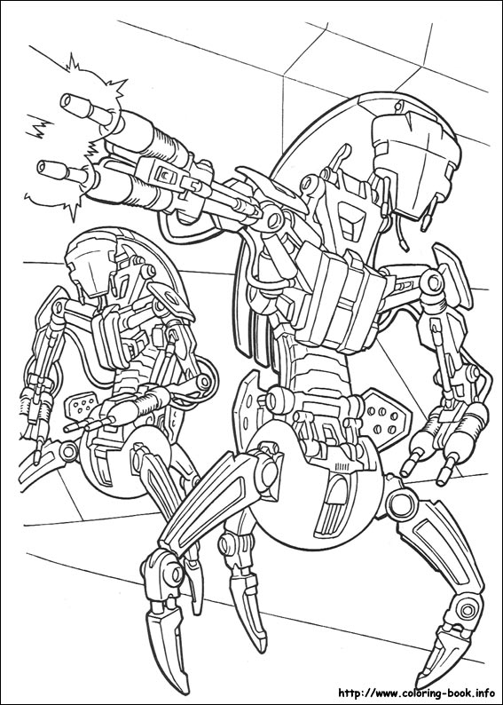 Star Wars coloring picture